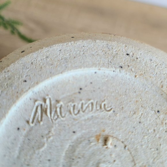 Handmade ceramic vase earthy colors. - Picture 6 of 8